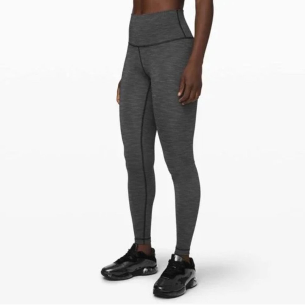 Lululemon Wunder Under High-Rise Tight 28" Luxtreme - Sz 4 - Dark Heathered Gray